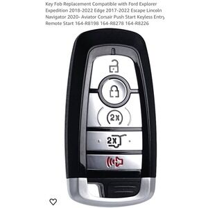 Key‎ Fob Replacement Compatible With Ford Remote Start L-8-1 C07087-WYT